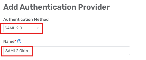 Okta 9 Turbo Server Authentication Method
